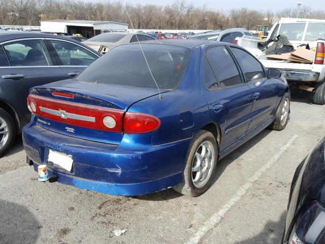 1G1JH52F337269951 - 2003 CHEVROLET CAVALIER L BLUE photo 4