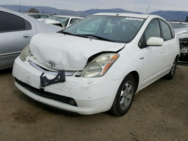 JTDKB20U863189697 - 2006 TOYOTA PRIUS WHITE photo 2