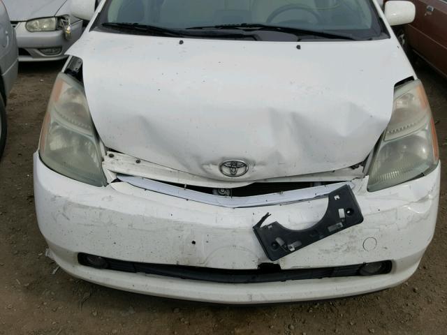 JTDKB20U863189697 - 2006 TOYOTA PRIUS WHITE photo 7