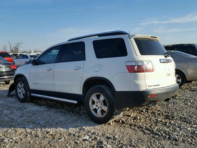 1GKER13707J112137 - 2007 GMC ACADIA SLE WHITE photo 3