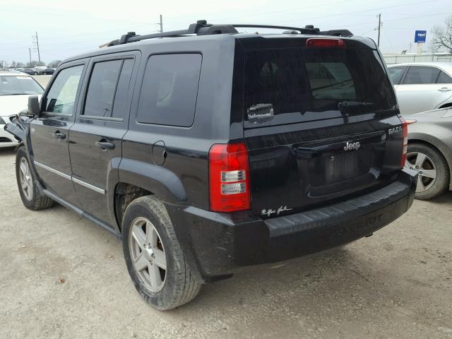 1J4NT1GB6AD652653 - 2010 JEEP PATRIOT SP BLACK photo 3