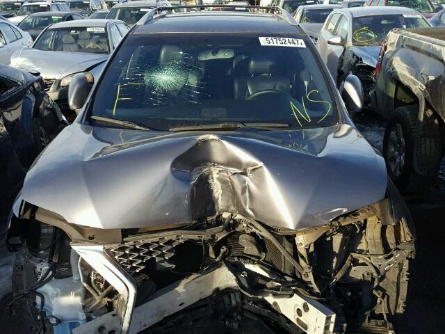 2T2BK1BA8DC223361 - 2013 LEXUS RX 350 CHARCOAL photo 7