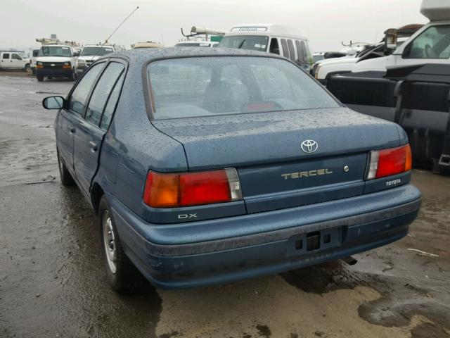 JT2EL43T1R0396066 - 1994 TOYOTA TERCEL DX GREEN photo 3