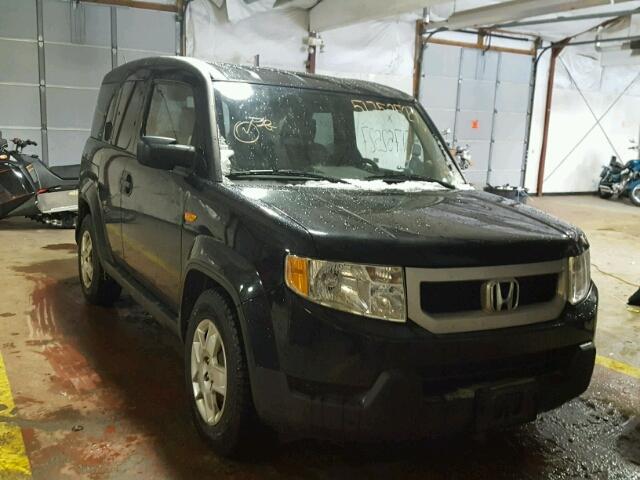 5J6YH28319L000648 - 2009 HONDA ELEMENT LX BLACK photo 1