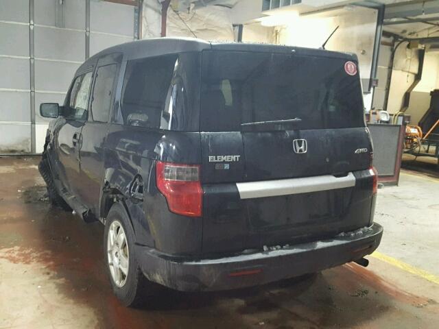 5J6YH28319L000648 - 2009 HONDA ELEMENT LX BLACK photo 3