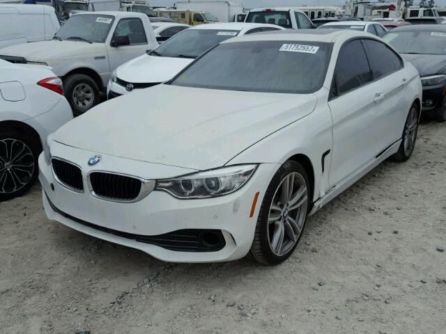 WBA4B1C54GG242541 - 2016 BMW 435 I WHITE photo 2