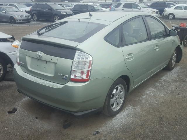 JTDKB20UX77650215 - 2007 TOYOTA PRIUS GREEN photo 4