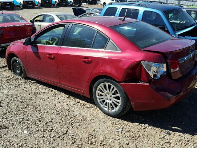 1G1PH5SB7D7106499 - 2013 CHEVROLET CRUZE ECO RED photo 9