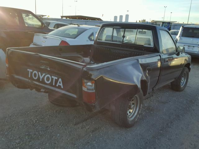 JT4RN81A4N0091389 - 1992 TOYOTA PICKUP 1/2 BLACK photo 4