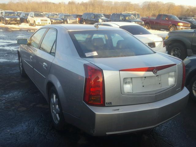 1G6DM57T660120724 - 2006 CADILLAC CTS SILVER photo 3