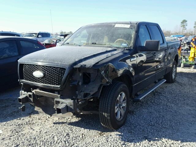 1FTRW12W76FA94557 - 2006 FORD F150 SUPER BLACK photo 2