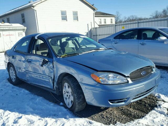 1FAFP53UX7A138480 - 2007 FORD TAURUS SE BLUE photo 1