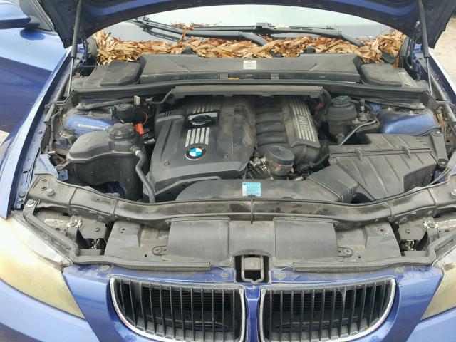 WBAVA37508NL45434 - 2008 BMW 328 I BLUE photo 7