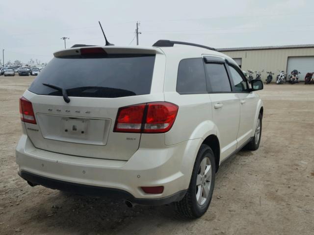 3C4PDCBG8CT395227 - 2012 DODGE JOURNEY SX WHITE photo 4