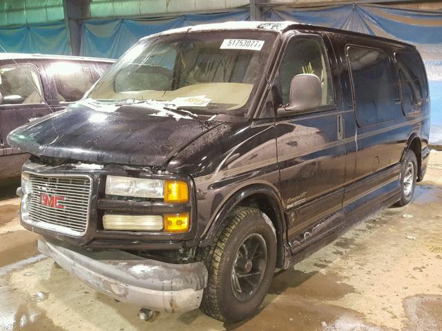 1GDFG15R811226121 - 2001 GMC SAVANA RV BLACK photo 2