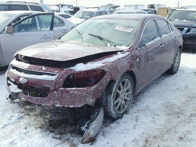 1G1ZK577X8F267200 - 2008 CHEVROLET MALIBU LTZ 栗色 照片 2