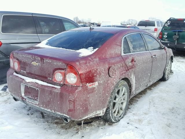 1G1ZK577X8F267200 - 2008 CHEVROLET MALIBU LTZ MAROON photo 4