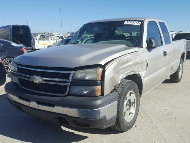 1GCEC19X46Z217350 - 2006 CHEVROLET SILVERADO TAN photo 2