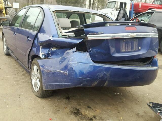 1G1ZT52885F258455 - 2005 CHEVROLET MALIBU LS ლურჯი ფოტო 9