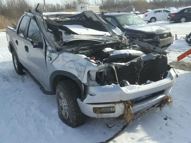 1FTPW14504KC13985 - 2004 FORD F150 SUPER SILVER photo 1