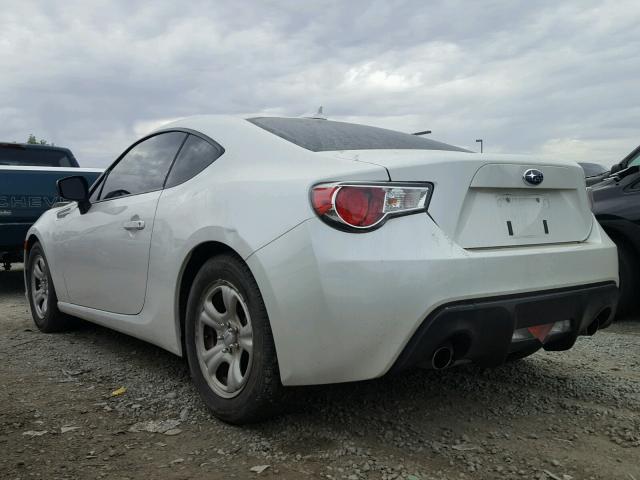 JF1ZCAB12E9602773 - 2014 SUBARU BRZ 2.0 PR WHITE photo 3