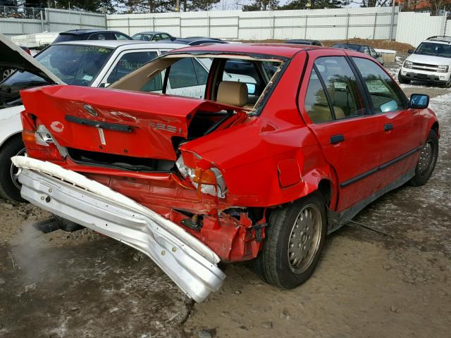 WBACB4325RFM03328 - 1994 BMW 325 I AUTO RED photo 4