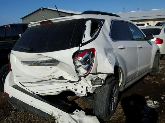 2GNALBEK4F1109552 - 2015 CHEVROLET EQUINOX LT WHITE photo 4