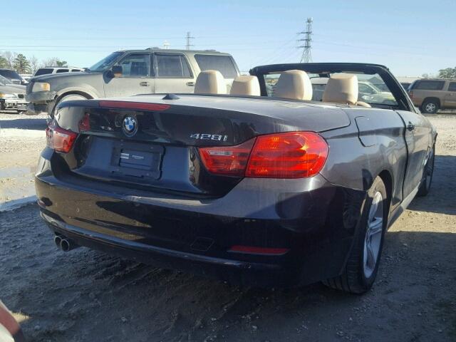 WBA3V5C5XFP753793 - 2015 BMW 428 I BLACK photo 4