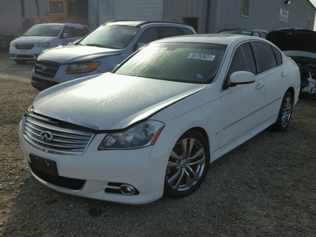 JN1CY0APXAM911158 - 2010 INFINITI M35 BASE WHITE photo 2