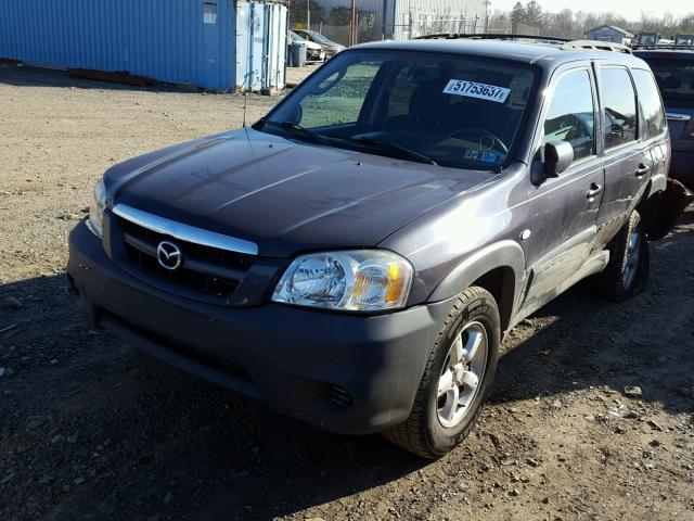 4F2YZ92Z06KM20296 - 2006 MAZDA TRIBUTE I GRAY photo 2