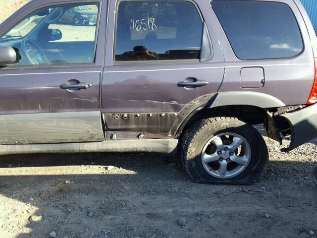 4F2YZ92Z06KM20296 - 2006 MAZDA TRIBUTE I GRAY photo 9