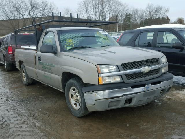 1GCEC14XX3Z320596 - 2003 CHEVROLET SILVERADO GRAY photo 1