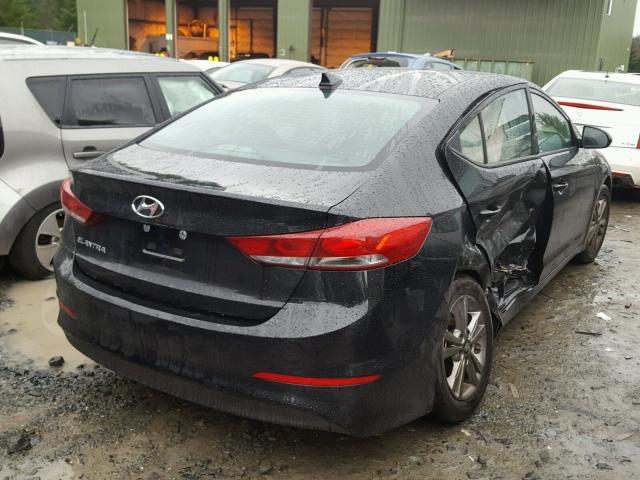 5NPD84LF3JH214213 - 2018 HYUNDAI ELANTRA SE BLACK photo 4