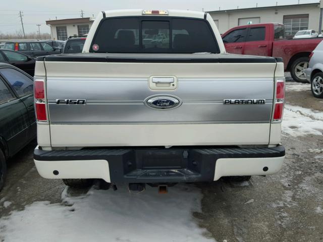 1FTPW14V19FB05987 - 2009 FORD F150 SUPER WHITE photo 6