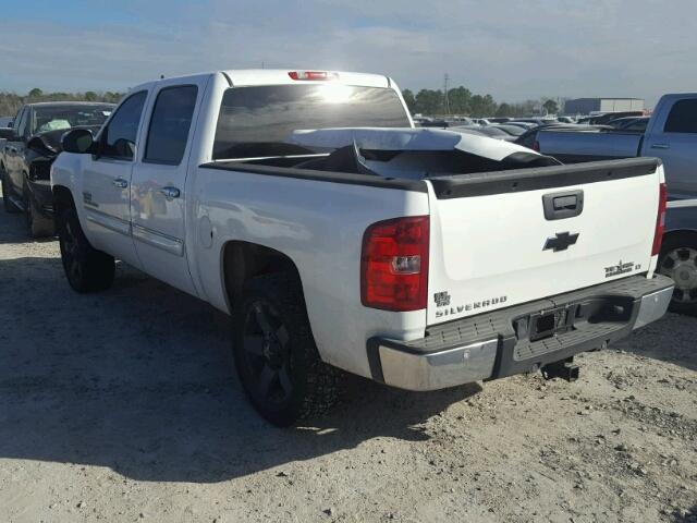 3GCPCSE03CG249354 - 2012 CHEVROLET SILVERADO WHITE photo 3