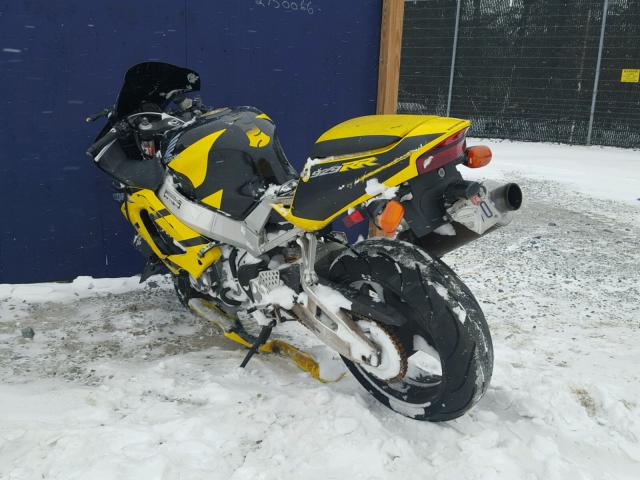 JH2SC44091M102240 - 2001 HONDA CBR900 RR YELLOW photo 3