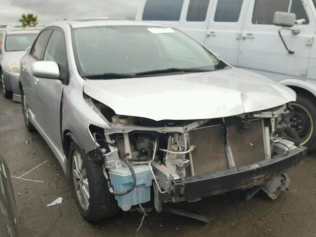 1NXBU40E19Z035891 - 2009 TOYOTA COROLLA BA SILVER photo 1