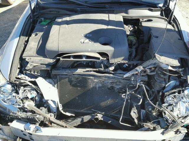 JTHBK262582074701 - 2008 LEXUS IS 250 SILVER photo 7