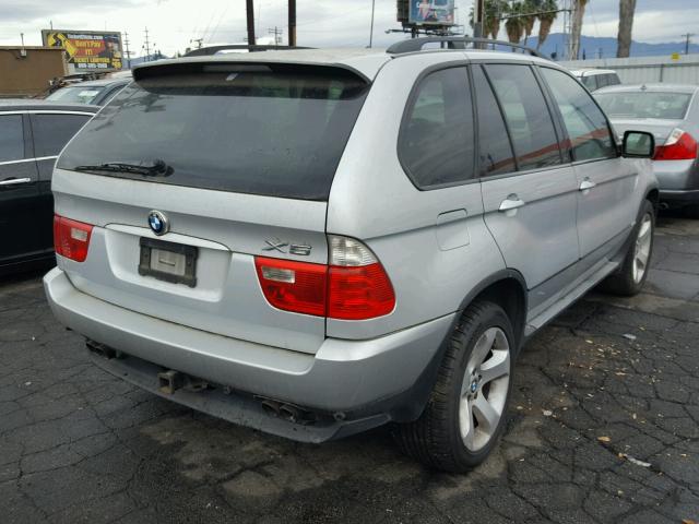 5UXFB53565LV15906 - 2005 BMW X5 4.4I GRAY photo 4