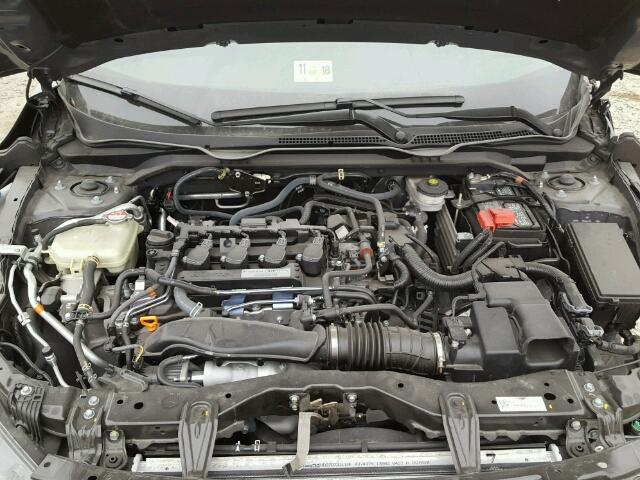 2HGFC1F35HH630615 - 2017 HONDA CIVIC EX GRAY photo 7