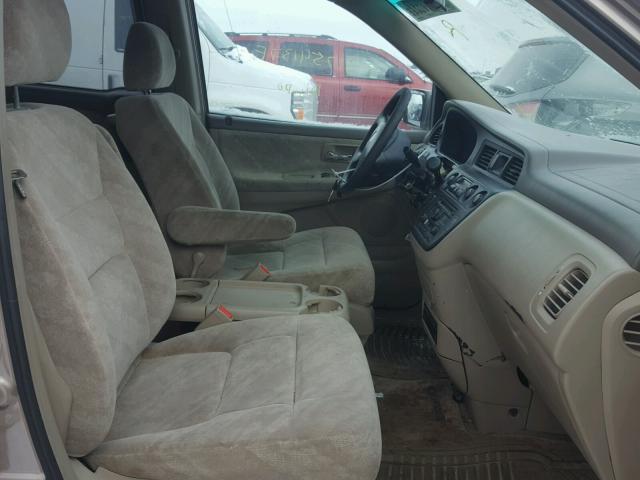 5FNRL18894B138769 - 2004 HONDA ODYSSEY EX GOLD photo 5