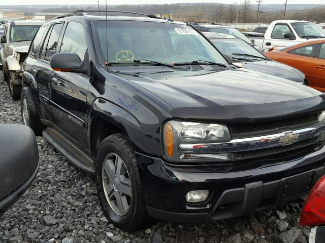 1GNDT13S342102423 - 2004 CHEVROLET TRAILBLAZE BLACK photo 1