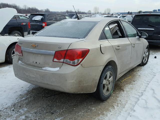 1G1PF5S94B7212585 - 2011 CHEVROLET CRUZE LT GOLD photo 4