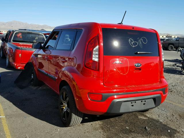 KNDJT2A64C7400312 - 2012 KIA SOUL + RED photo 3