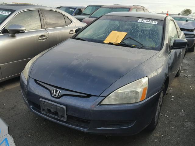 1HGCM722X3A012830 - 2003 HONDA ACCORD LX BLUE photo 2