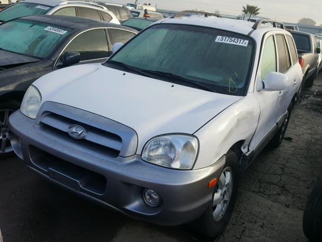 KM8SC73E05U029915 - 2005 HYUNDAI SANTA FE G WHITE photo 2