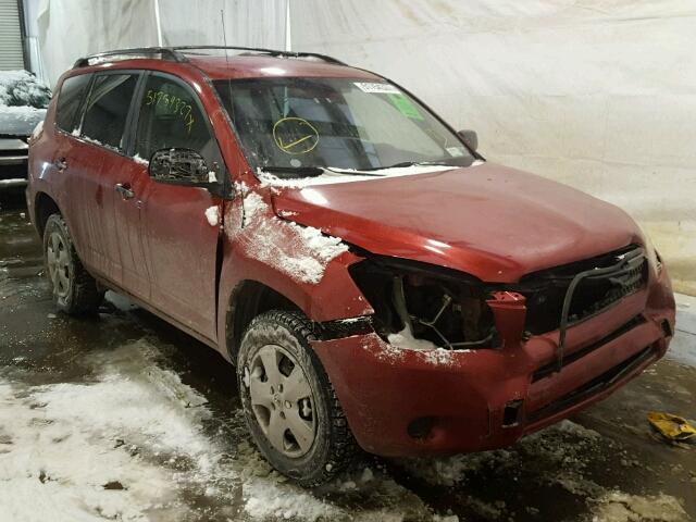 JTMBD33V686069323 - 2008 TOYOTA RAV4 RED photo 1