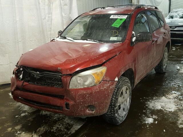 JTMBD33V686069323 - 2008 TOYOTA RAV4 RED photo 2