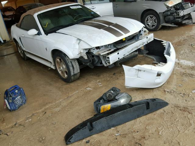 1FAFP44494F103940 - 2004 FORD MUSTANG WHITE photo 1