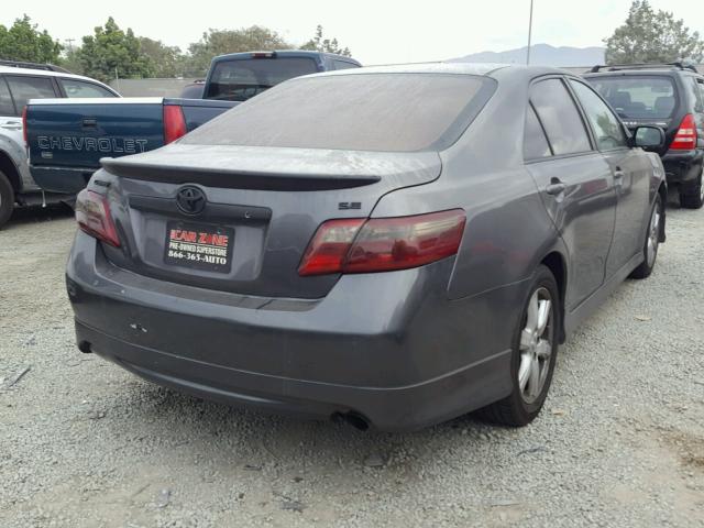 4T1BE46K07U528100 - 2007 TOYOTA CAMRY NEW CHARCOAL photo 4